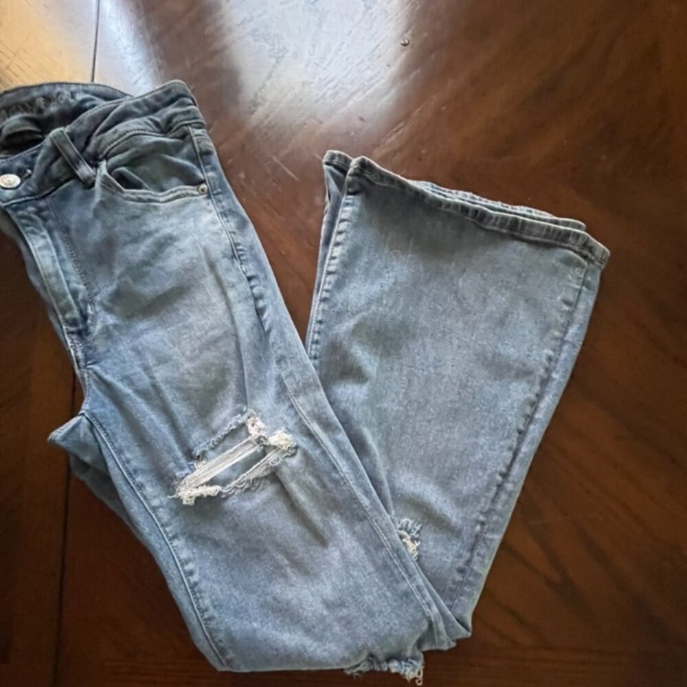 American Eagle Super High Rise Flare